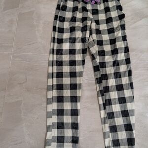 Columbia Black and White Checkered Pants
